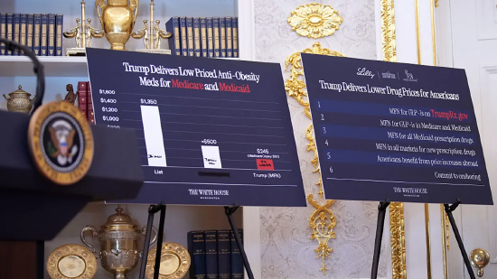 特朗普宣布与礼来、诺和诺德达成协议：大幅降低减重药物价格，并将部分药物纳入联邦医疗保险覆盖范围