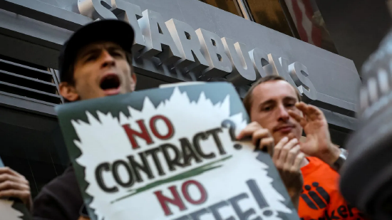 星巴克工会发起无限期罢工,波及至少40座城市